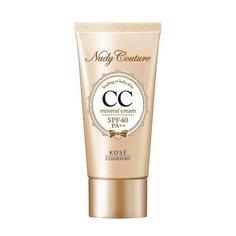 Kose Cosmeport Nudy Couture CC крем минеральный, SPF 40, 30 г, оттенок: 01 светлый бежевый