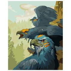 Белоснежка Картина по номерам "Гордые орлы" 40х50 см (845-AB)
