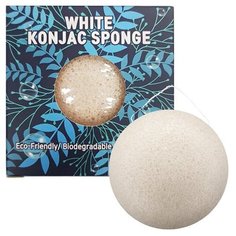 Спонж Trimay White Konjac Sponge белый