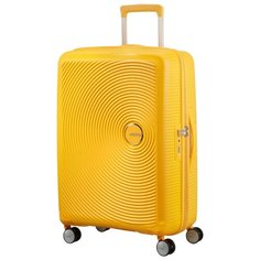 Чемодан American Tourister Soundbox M 81 л, golden yellow