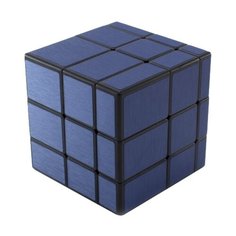 Головоломка QiYi MoFangGe 3x3x3 Mirror Blocks (матовый, с наклейками) черный/синий