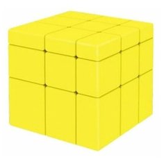 Головоломка QiYi MoFangGe 3x3x3 Mirror Blocks (без наклеек) желтый