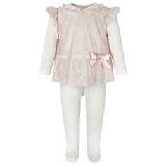 Комбинезон Aletta размер 68, белый/розовый