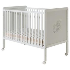 Кроватка Bambino Happy (качалка) white