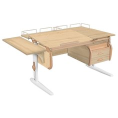 Стол ДЭМИ White-double СУТ-25-05 145x82 см клен/бежевый/белый
