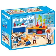 Набор с элементами конструктора Playmobil City Life 9456 Школа Класс химии