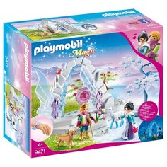 Набор с элементами конструктора Playmobil Magic 9471 Хрустальный дворец: Хрустальные ворота в зимний мир