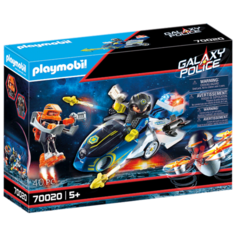 Набор с элементами конструктора Playmobil Galaxy Police 70020 Полицейский байк