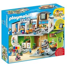 Набор с элементами конструктора Playmobil City Life 9453 Меблированное Здание Школы