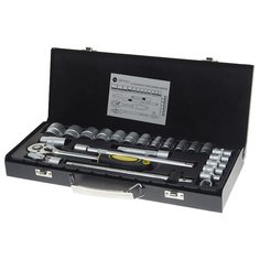 Набор торцевых головок Эврика (24 предм.) ER-TK4024 черный