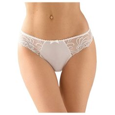Laete Трусы стринги низкой посадки с кружевом, размер XS(42), молочный