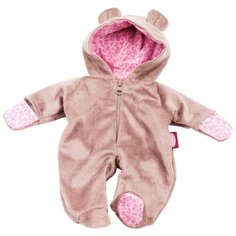 Gotz Комбинезон Teddy для кукол 30-33 см 3402668 бежевый/розовый