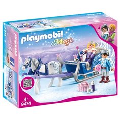 Набор с элементами конструктора Playmobil Magic 9474 Хрустальный дворец: Сани с королевской парой