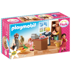 Набор с элементами конструктора Playmobil Heidi 70257 Деревенский магазин Келлера