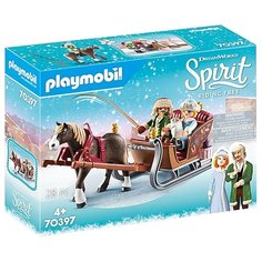 Набор с элементами конструктора Playmobil Spirit Riding Free 70397 Зимние сани