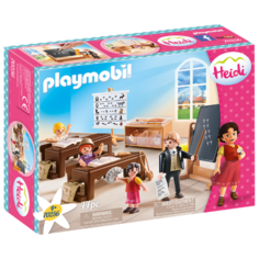 Набор с элементами конструктора Playmobil Heidi 70256 Школьные уроки в Дерфли