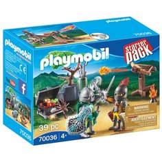 Набор с элементами конструктора Playmobil Knights 70036 Битва за рыцарские сокровища