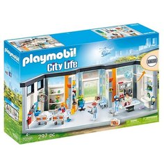 Набор с элементами конструктора Playmobil City Life 70191 Больничное крыло с мебелью