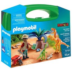 Набор с элементами конструктора Playmobil Dinos 70108 Исследователь динозавров