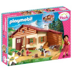 Набор с элементами конструктора Playmobil Heidi 70253 Хайди в Альпийской хижине