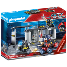 Набор с элементами конструктора Playmobil City Action 70338 Штаб тактического подразделения