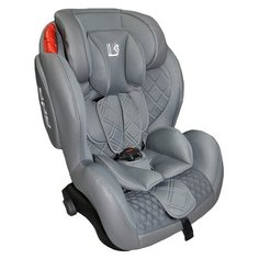 Автокресло группа 1/2/3 (9-36 кг) LiTTLE KiNG BQ-06 Isofix, серый