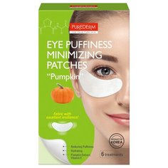 Purederm Патчи для области вокруг глаз против отеков Eye Puffiness Minimizing Patches Pumpkin (12 шт.)