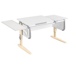Стол ДЭМИ White-double СУТ-25-01К 145x55 см белый/серый/бежевый
