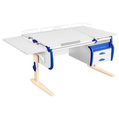 Стол ДЭМИ White-double СУТ-25-05 145x82 см белый/синий/бежевый