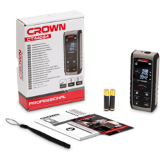 Лазерный дальномер CROWN CT44034 серый/черный