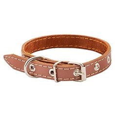 Ошейник Homepet 51320 32-42 см коричневый