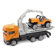 Набор машин Пламенный мотор 870535 12 см оранжевый