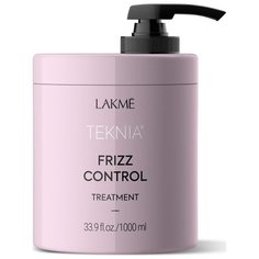 Lakme Teknia Frizz Control Treatment Дисциплинирующая маска для непослушных или вьющихся волос, 1000 мл