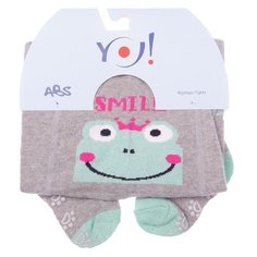 Колготки Yo! размер 80-86, серый