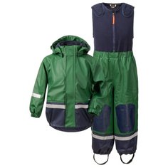 Комплект с полукомбинезоном Didriksons Boardman 503408 размер 120, Green Leaf
