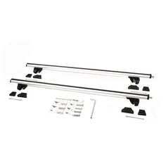 багажник AMOS Alfa на рейлинги для Great Wall Hover H5 (2010- н.в.), 1.3 м серебристый Амос