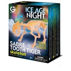 Набор Geoworld Ice Age Night Sabre Tooth Tiger