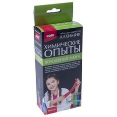 Набор LORI Химические опыты Волшебный лизун красный