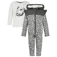 Спортивный костюм Aletta размер 98, серый/белый