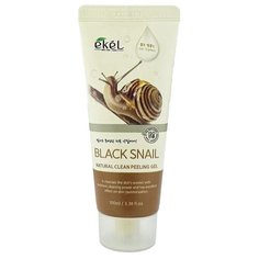 Ekel Пилинг-скатка Natural Clean Peeling Gel Black Snail с экстрактом черной улитки 100 мл