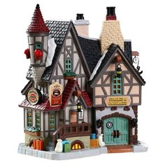 Фигурка Lemax домик Для добрых путников 19.4 х 17.5 х 12.2 см бежевый/серый/коричневый