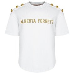 Футболка Alberta Ferretti размер 128, белый