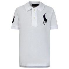 Поло Ralph Lauren размер 98, белый