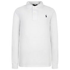 Поло Ralph Lauren размер 128, белый