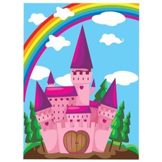 Юнландия картина по номерам Замок 13.5х18.5 см (661602)