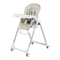 Стульчик-шезлонг Peg-Perego Prima Pappa Follow Me ПВХ babydot beige