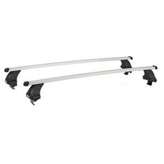 комплект дуг и опор ATLANT на крышу Standart для Kia Rio (2011-2017) серебристый/черный