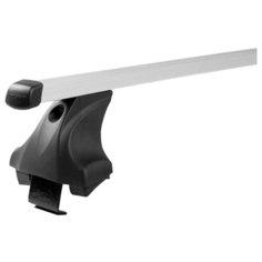 комплект дуг и опор ATLANT 7537 на крышу для Hyundai Solaris (2011-н.в.) серебристый/черный