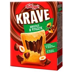 Готовый завтрак Krave подушечки Шоколад и фундук, коробка, 220 г
