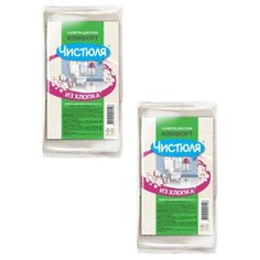 Салфетка для пола Чистюля Комфорт, 2 шт.